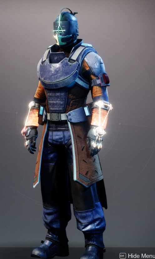 Warlock solaire en mouvement